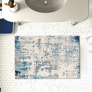 SOSTUDIO Paillasson pour Porte intérieure - Porte d'entrée - Lavable en Machine - antidérapant -Tapis pour Salle de Bain, Cuisine- Grattoir à Chaussures - Vert - 40 x 60 cm