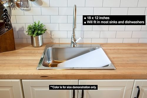 Miniatura 6 de Tabla de cortar de plástico comercial, NSF - 18 x 12 x 0.5 pulgadas, Rojo