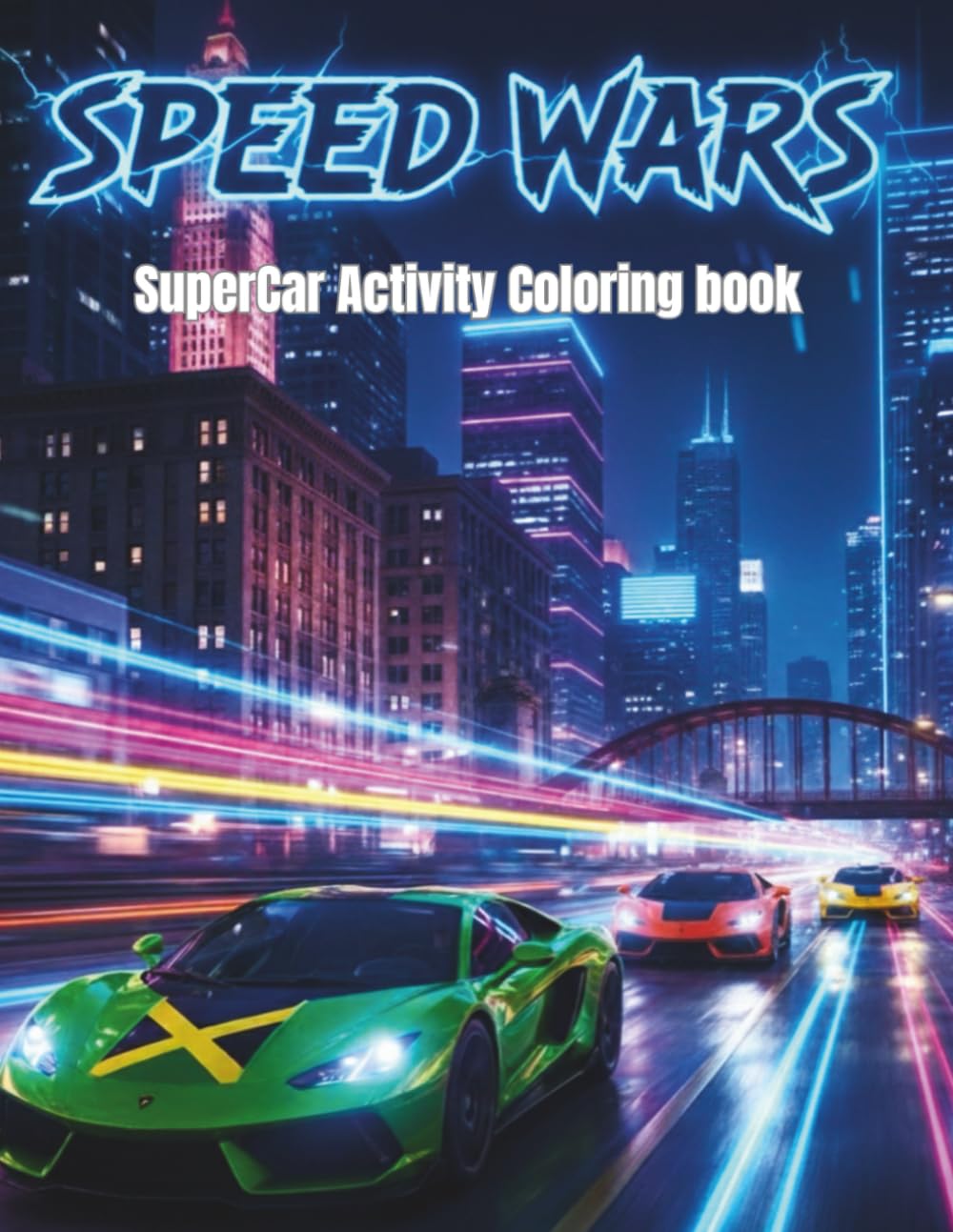 Speed Wars Race Car Coloring & Activity Book