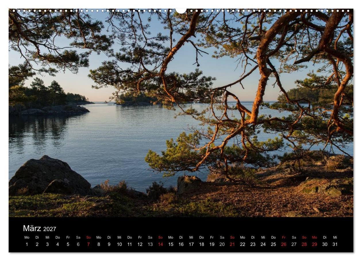CALVENDO - Schweden im Wechsel der Jahreszeiten (Wandkalender 2027 DIN A2 quer), Monatskalender: Wunderschöne Stimmungen und Landschaften aus Schweden