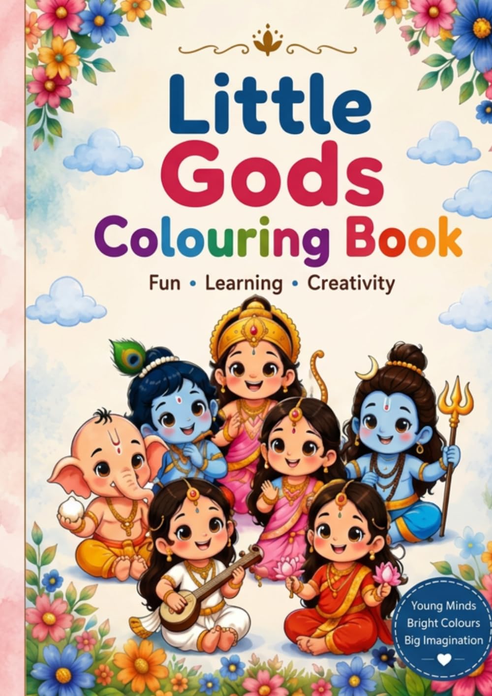 Little gods colouring book.