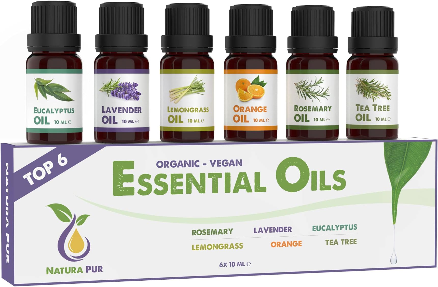 Organic and Pure Essential Oil Set