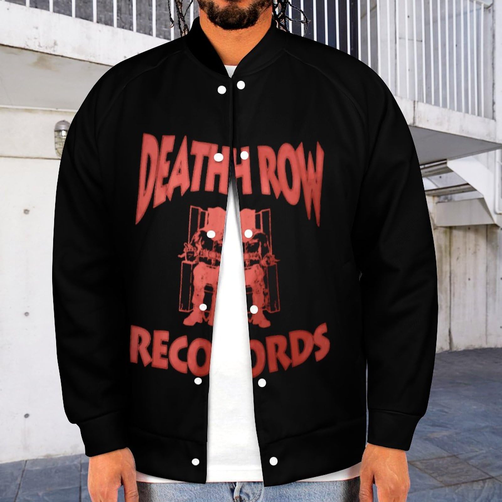 Amazon.co.jp: スタジャン デスロウレコード メンス ジャケット  