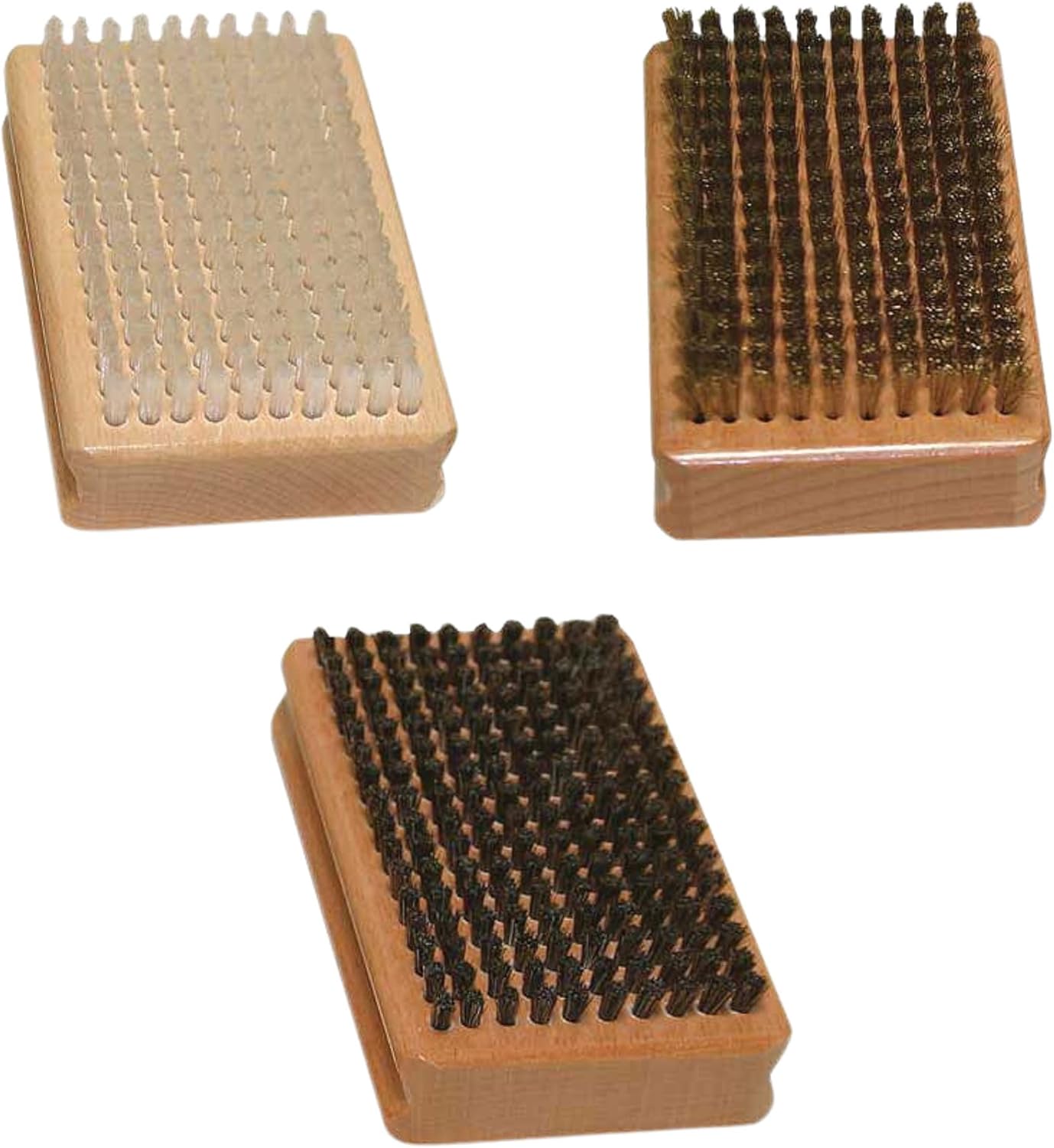 Utah Ski Gear Brush Kit – Ski and Snowboard Wax Brush Kit with Horsehair, Nylon & Brass Brushes – Snowboard Tuning Kit for Cleaning and Polishing Waxed Bases