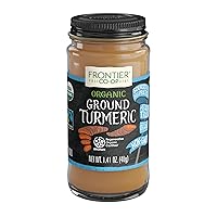 Vista 1 de Raíz de cúrcuma molida de Frontier Natural Products, OG, 1.41 onza