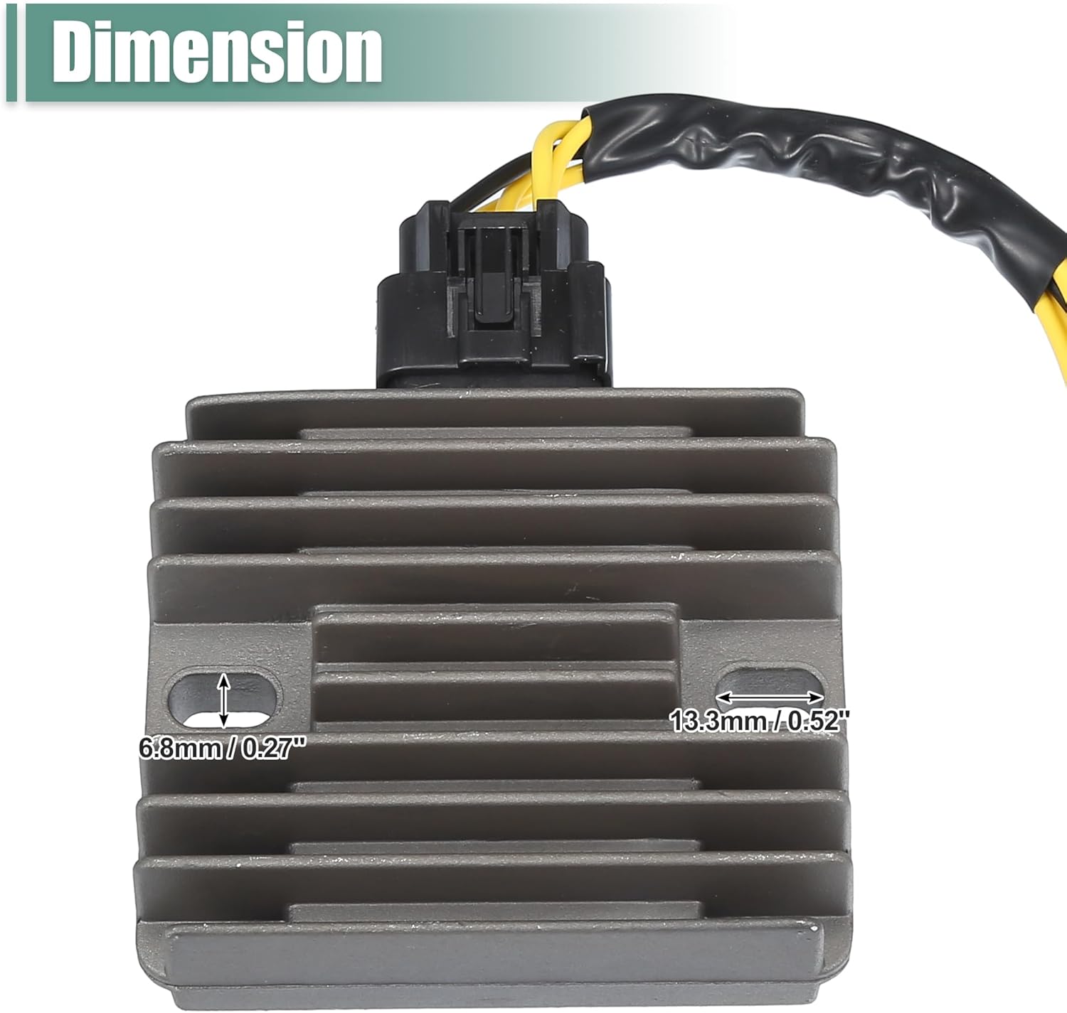 uxcell 1 Pcs Motorcycle Regulator Rectifier Replacement for Arctic Cat 400 2X4 2000-2001 for Arctic Cat 400 4X4 2000-2001 for Arctic Cat 500 4X4 1999