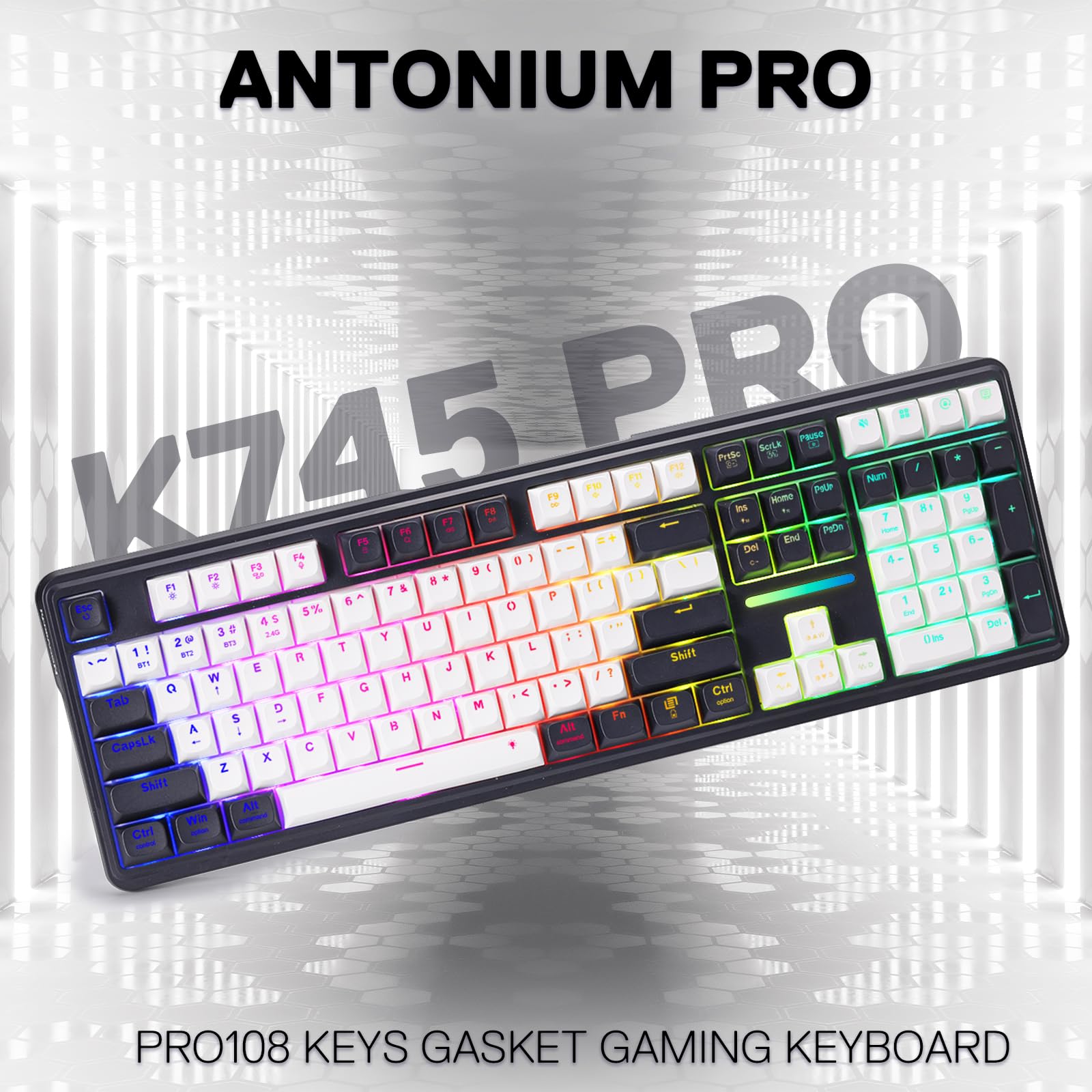 Redragon K745 PRO Wireless Keyboard - RGB Gaming -9