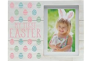 My First Easter Distressed Finish Picture Frame: Showcase Your Precious Easter Memories