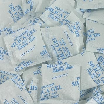 2 Gram Pack of 200 Silica Gel Desiccant Packets Drying Agent Moisture Absorber Dehumidifiers Ship from USA