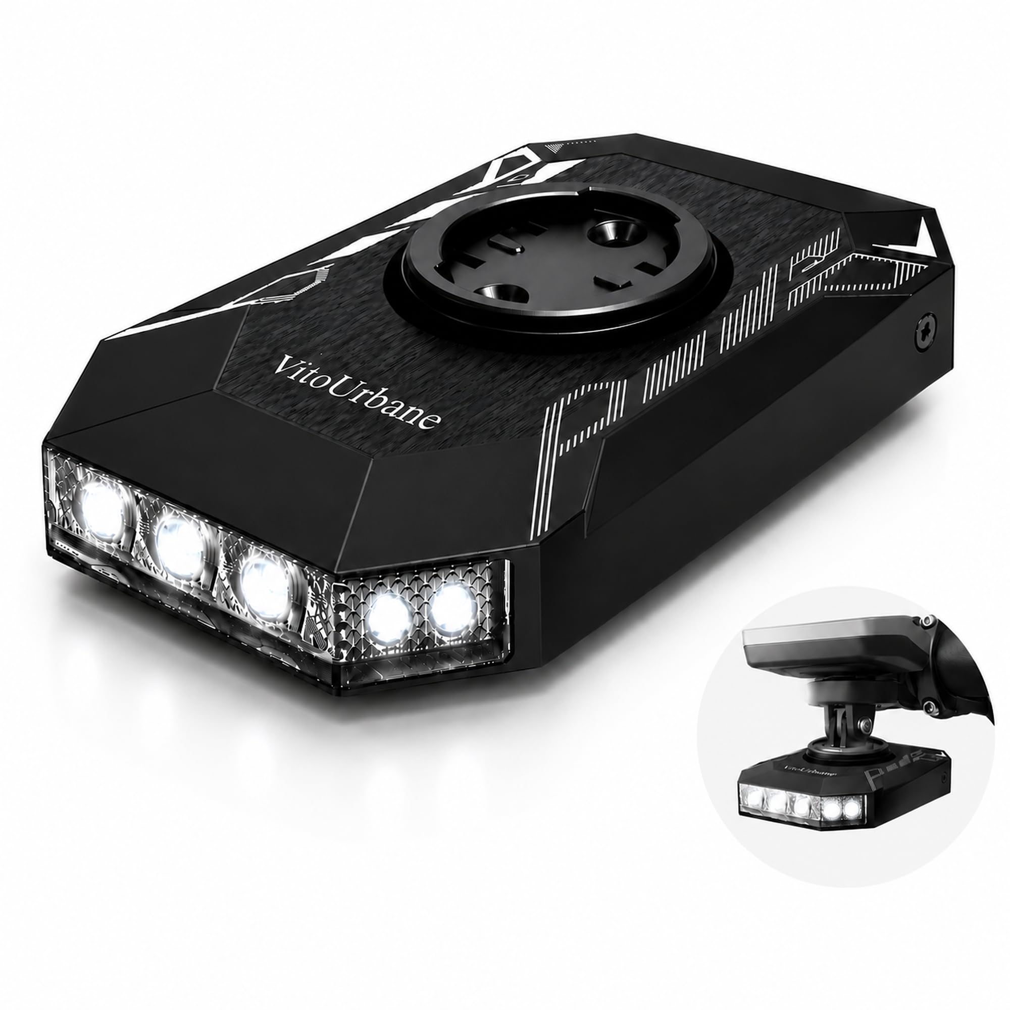 600 Lumens Rechargeable Bike Headlight for Day & Night Riding