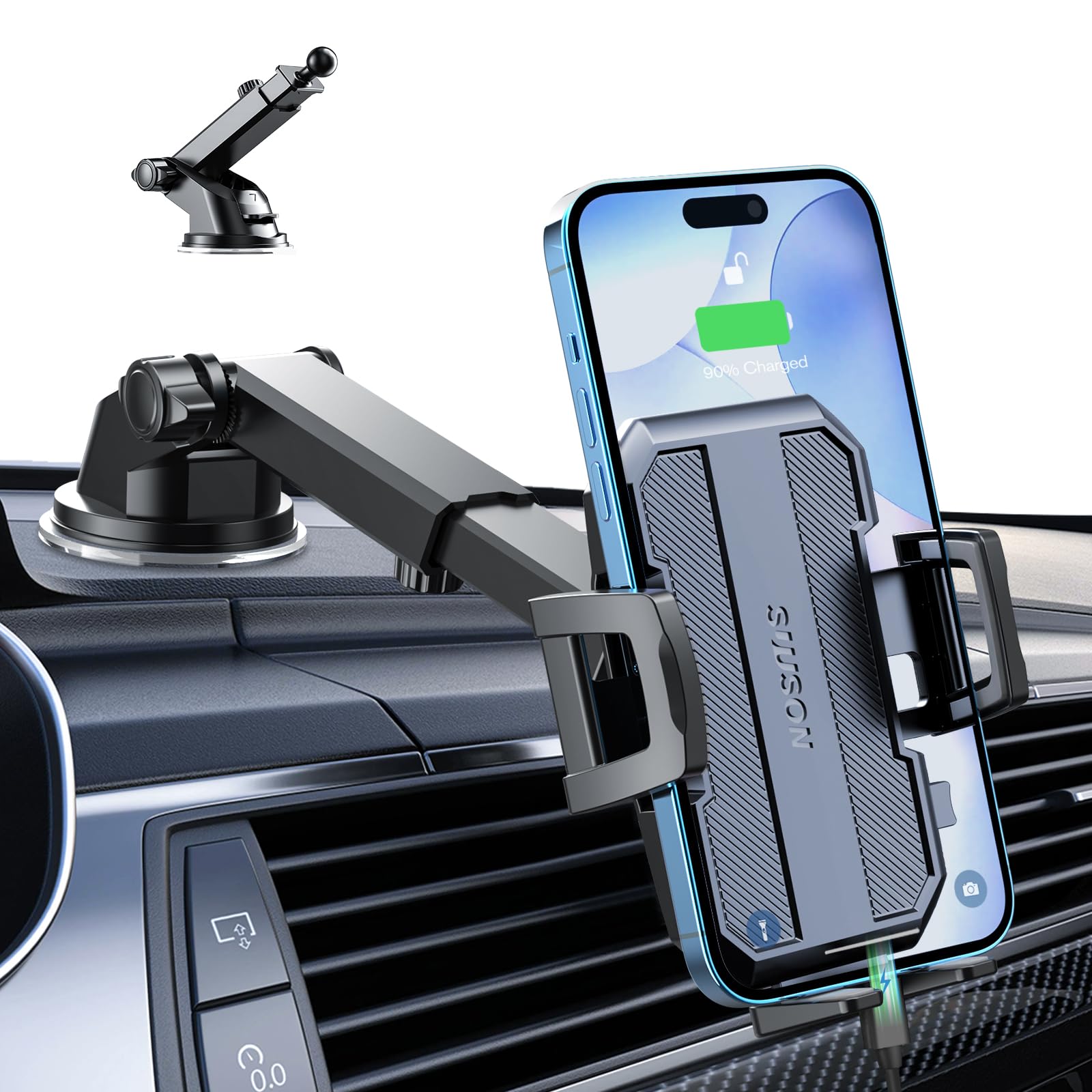SUUSON 2024 Phone Holders for Your Car Phone Mount for Car, Automobile Cradles Universal, Blue