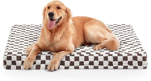 Miniatura 10 de JOEJOY Cama para perro para perros grandes, cama ortopédica extra grande para perros con funda extraíble y lavable, cama de espuma con forma de caja