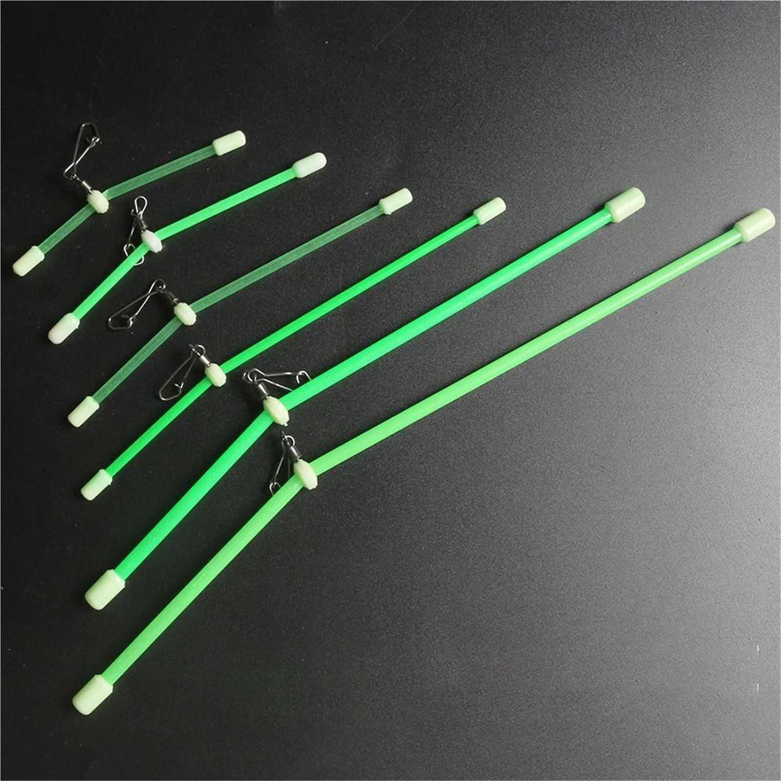 Angel-Anti-Verwicklungs-Boom-Röhre 50Pcs Leucht Angeln Rohr Balance Halterung Anti Verwicklung Boom Mit Platinen Snap Wirbel
