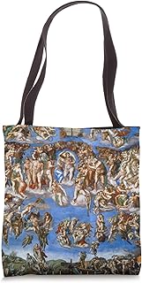 Michelangelo Last Judgment Fresco 1536-1541 Tote Bag