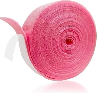 Randdämmstreifen Selbstklebend für Ausgleichsmasse 60mm x 5mm x 20m, Rosa | Randstreifen, Randdämmstreifen Selbstklebestreifen, Schaumstoff, Randstreifen Randdämmung Fußbodenheizung Estrich
