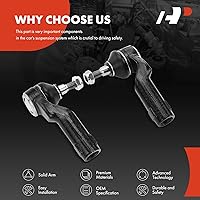 Vista 5 de A-Premium 2 extremos de barra de acoplamiento exteriores delanteros, compatibles con Mazda 3 2004-2013, 3 Sport 2009-2013, 5 2006-2010 y 2012-2017