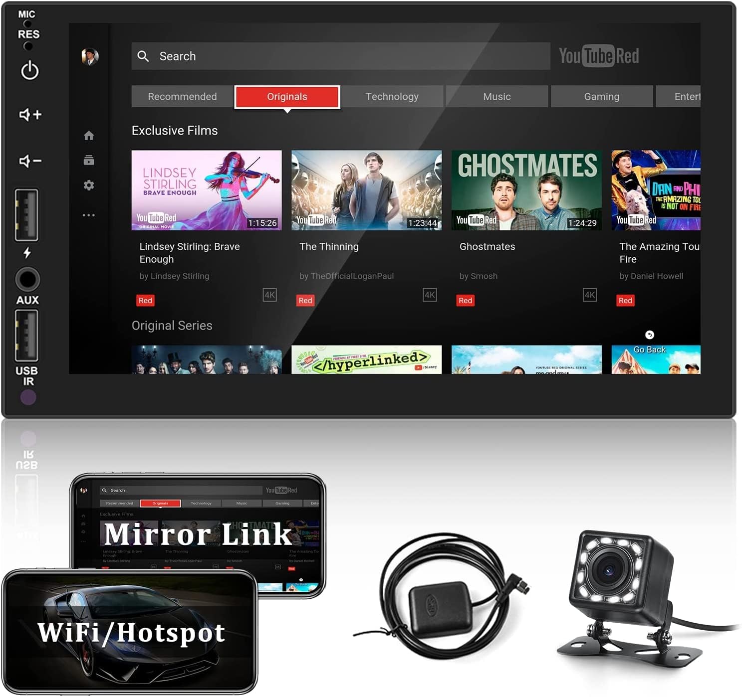 CAMECHO Car Stereo Main Interface