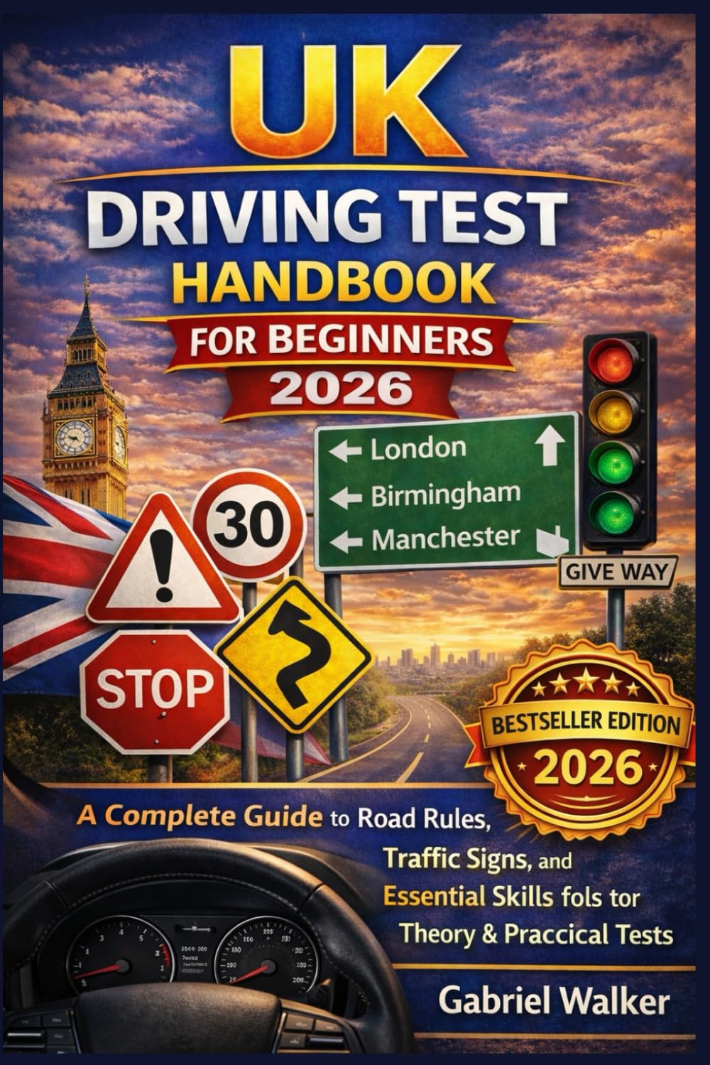 UK Driving Test Handbook for Beginners 2026: A Complete Guide to Road Rules, Traffic Signs, and Essential Skills for the Theory & Practical Tests