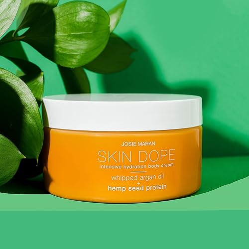 Miniatura 3 de Josie Maran Skin Dope Crema corporal de hidratación intensiva, calma e hidrata la piel para un rebote juvenil (8 onzas líquidas, cítrico