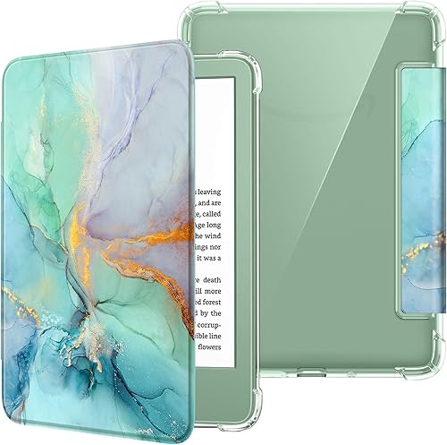 Miniatura 16 de Fintie Funda delgada para Kindle de 6 pulgadas (11ª generación - versión 2024/2022), ultra transparente, suave, flexible, transparente, carcasa