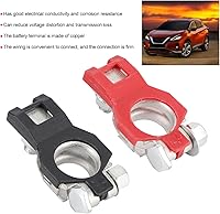 Vista 2 de 20pcs Terminales De Batería De Coche Conectores De Abrazadera De Terminal De Batería Conectores Terminales Positivos Negativos