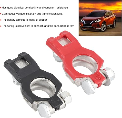 Miniatura 2 de 20pcs Terminales De Batería De Coche Conectores De Abrazadera De Terminal De Batería Conectores Terminales Positivos Negativos