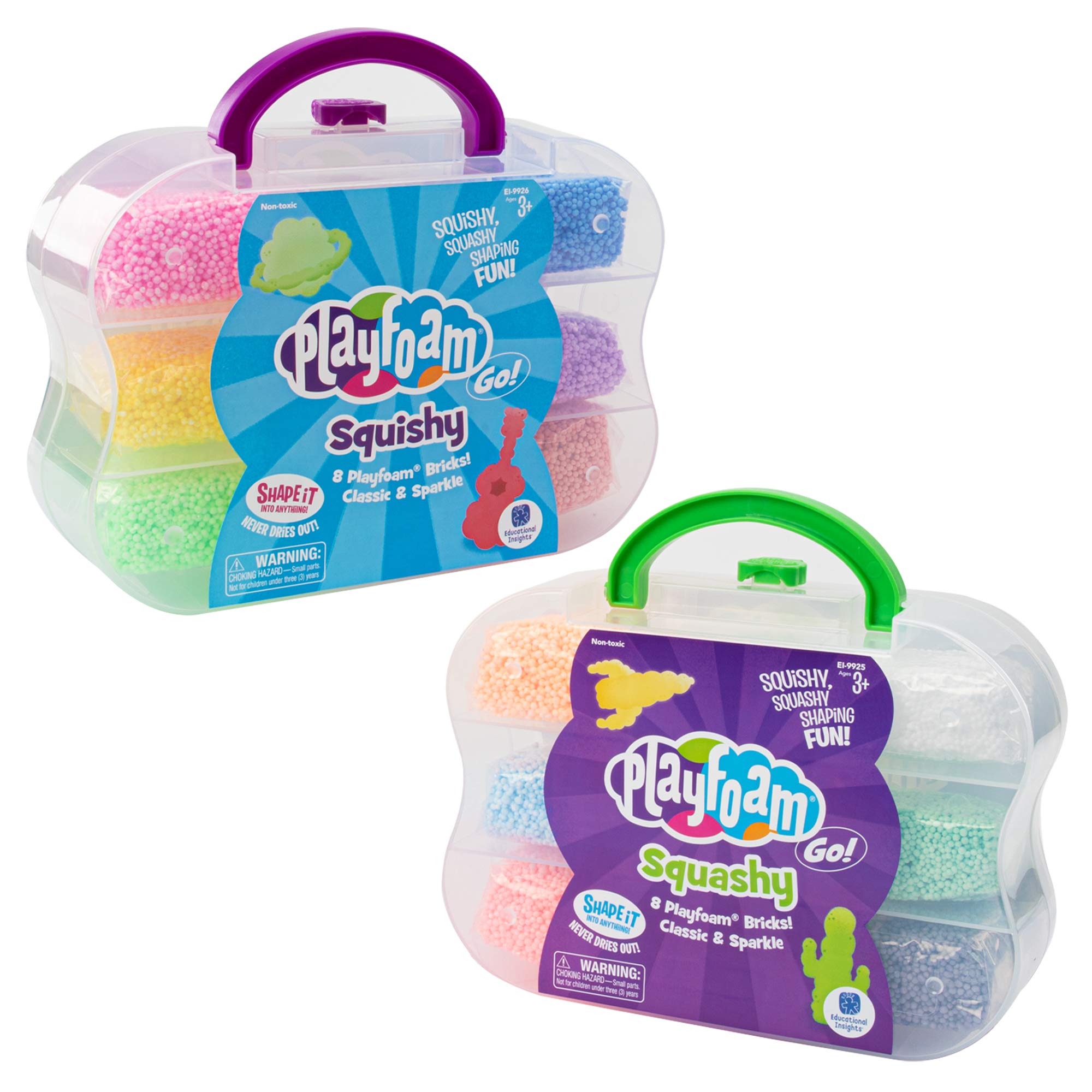 Educational Insights Playfoam Go! 2-Pack, Non-Toxic, Sensory, Shaping Fun, Travel Toy, Ages 3+