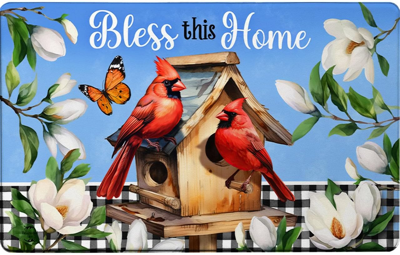 Briarwood Lane Bless This Home Cardinal Comfort Mat