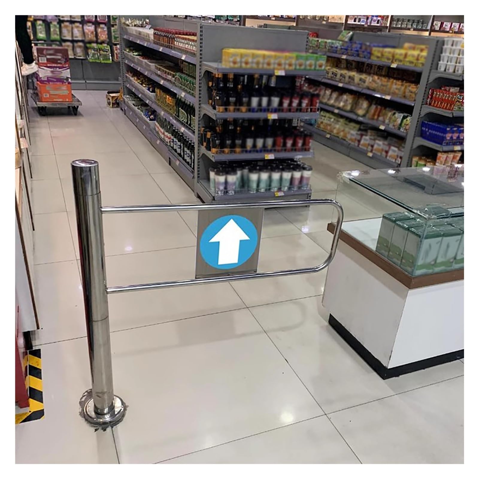 Puerta ajustable para bebé, 50100 cm, para pasillos y centros comerciales, color plateado h