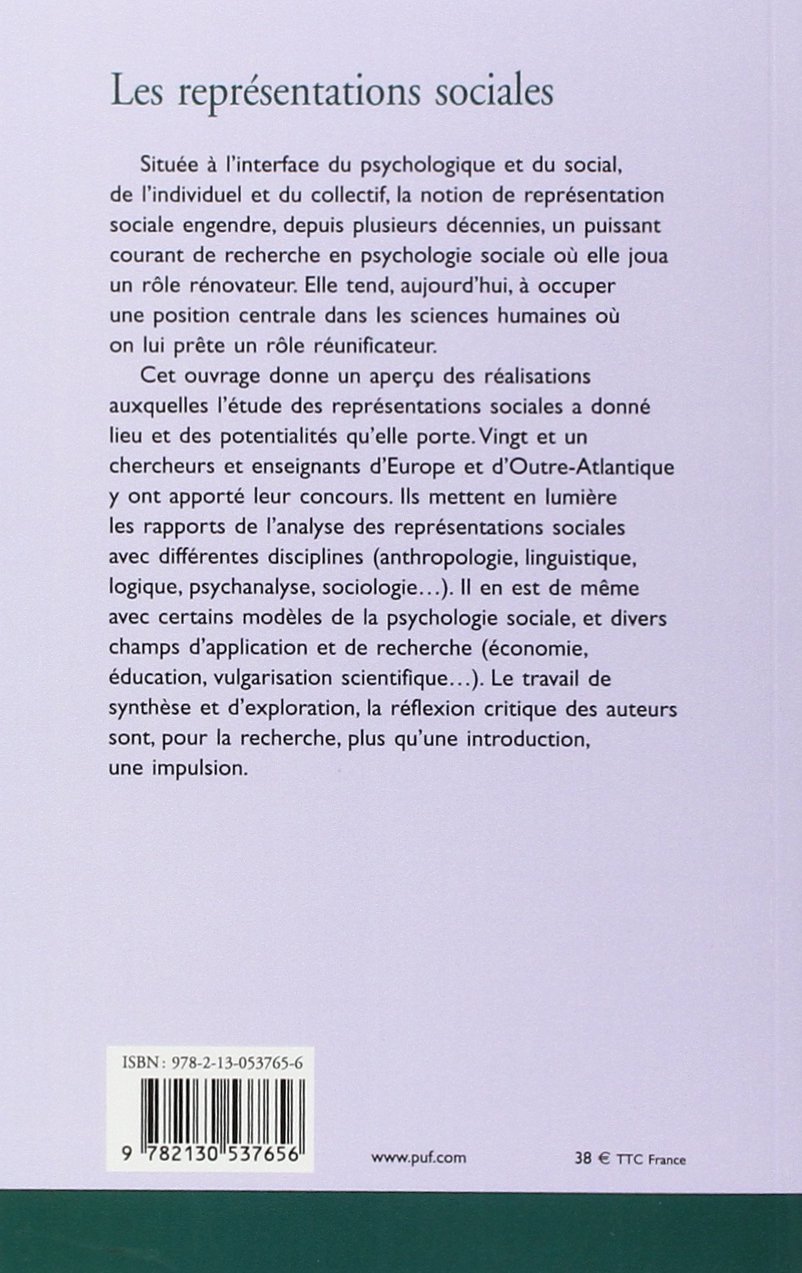 Les représentations sociales