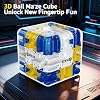 ROMANVIC Zauberwürfel3D Labyrinth WürfeGroßes Labyrinth Kugel 3D Puzzles Spielzeug InteraktivesPraktisches Gehirntrainings Spielzeug Stressabbau Für KlassenzimmerFamilientreffenSchulenPartys