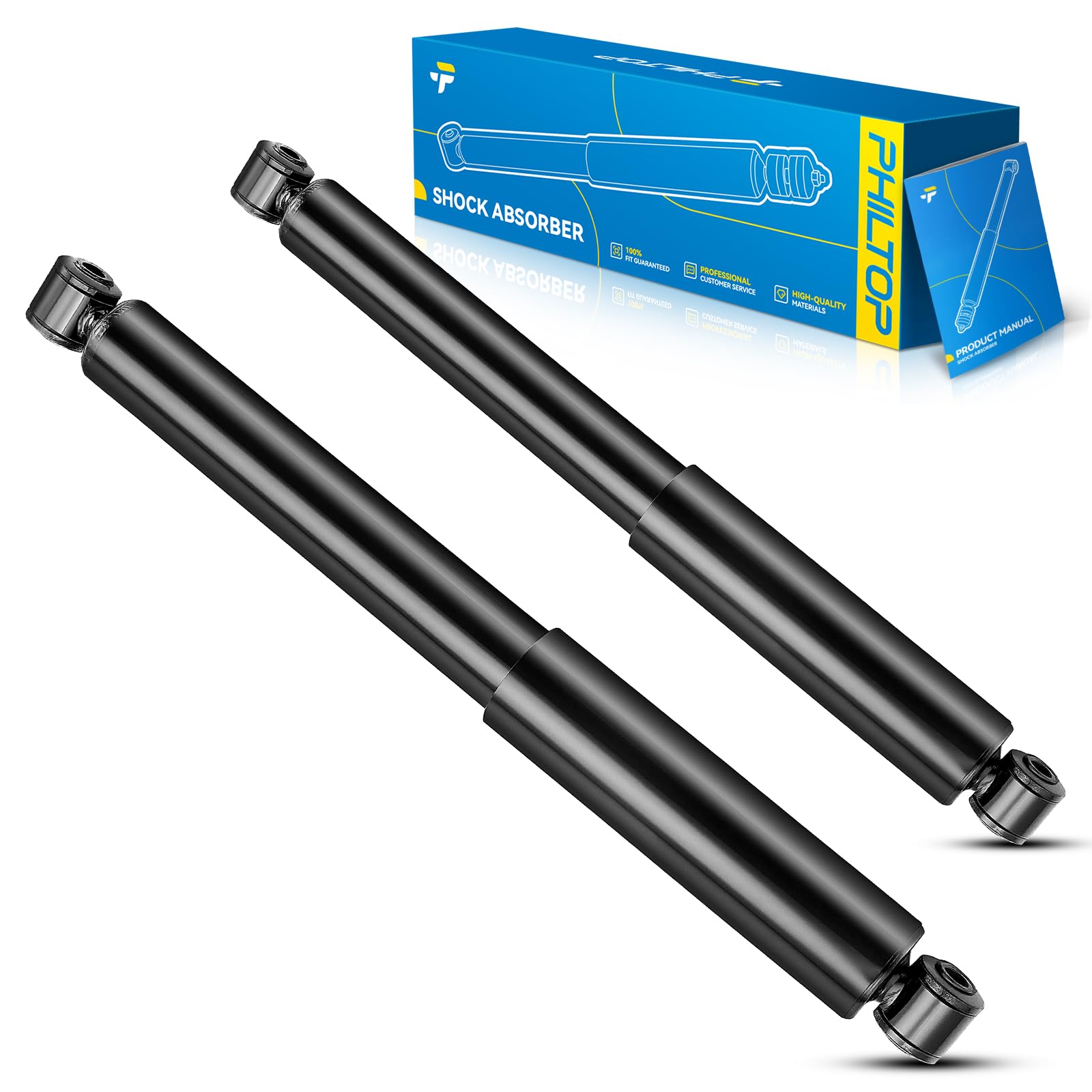 PHILTOP Rear Complete Struts Shocks Assembly for Montana,Relay,Terraza,2pcs