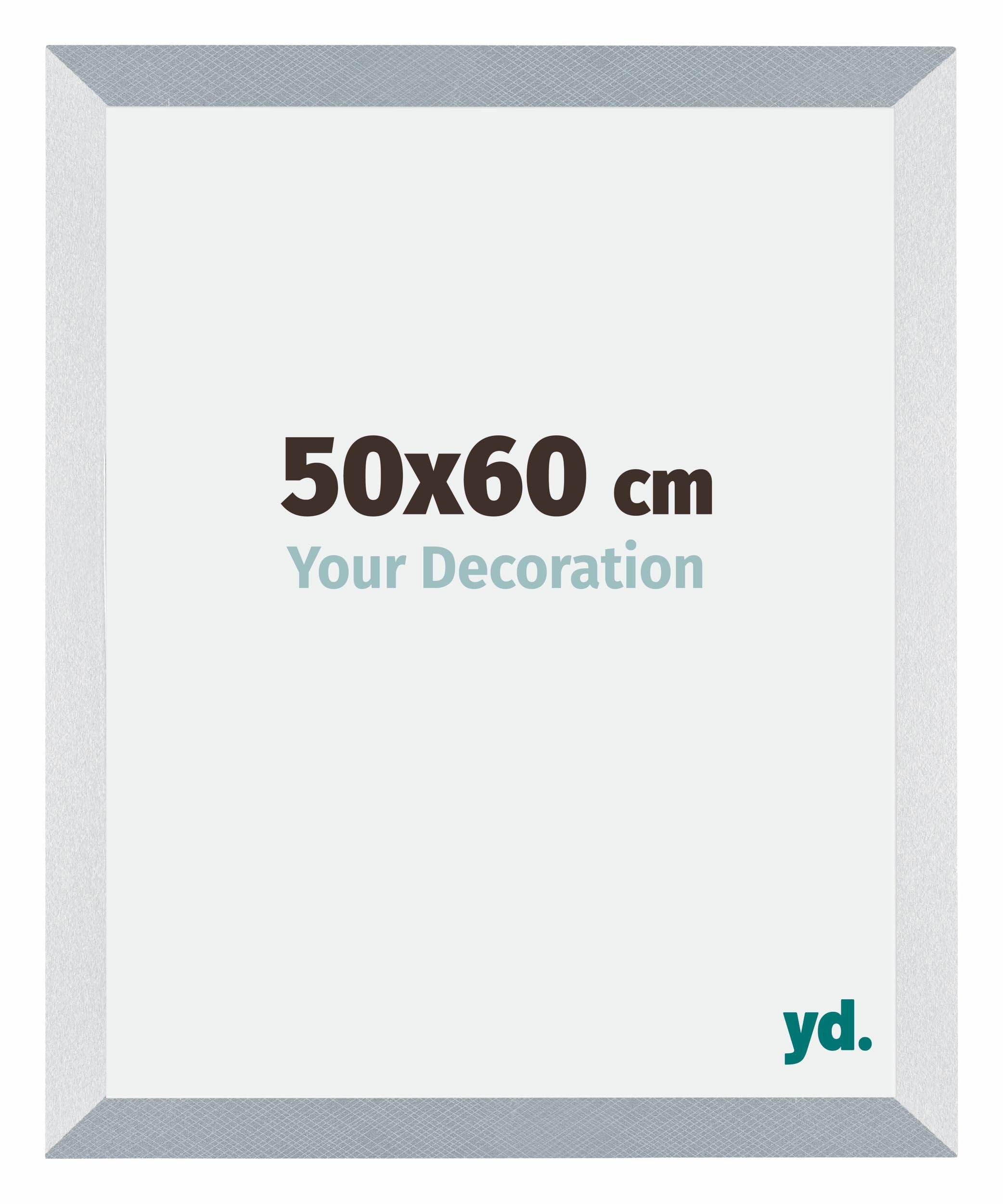 Your Decoration - Picture Frame 50x60 cm - Aluminum Brushed - Decorative Wall Frame in MDF with Antireflection - Frame 50x60 - Mura โ image 1