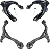 Vista 259 de Detroit Axle - Kit de suspensión delantera de 10 piezas para Chevrolet Trailblazer GMC Envoy 2004-2007 2005 2006 Soportes de brazo de control