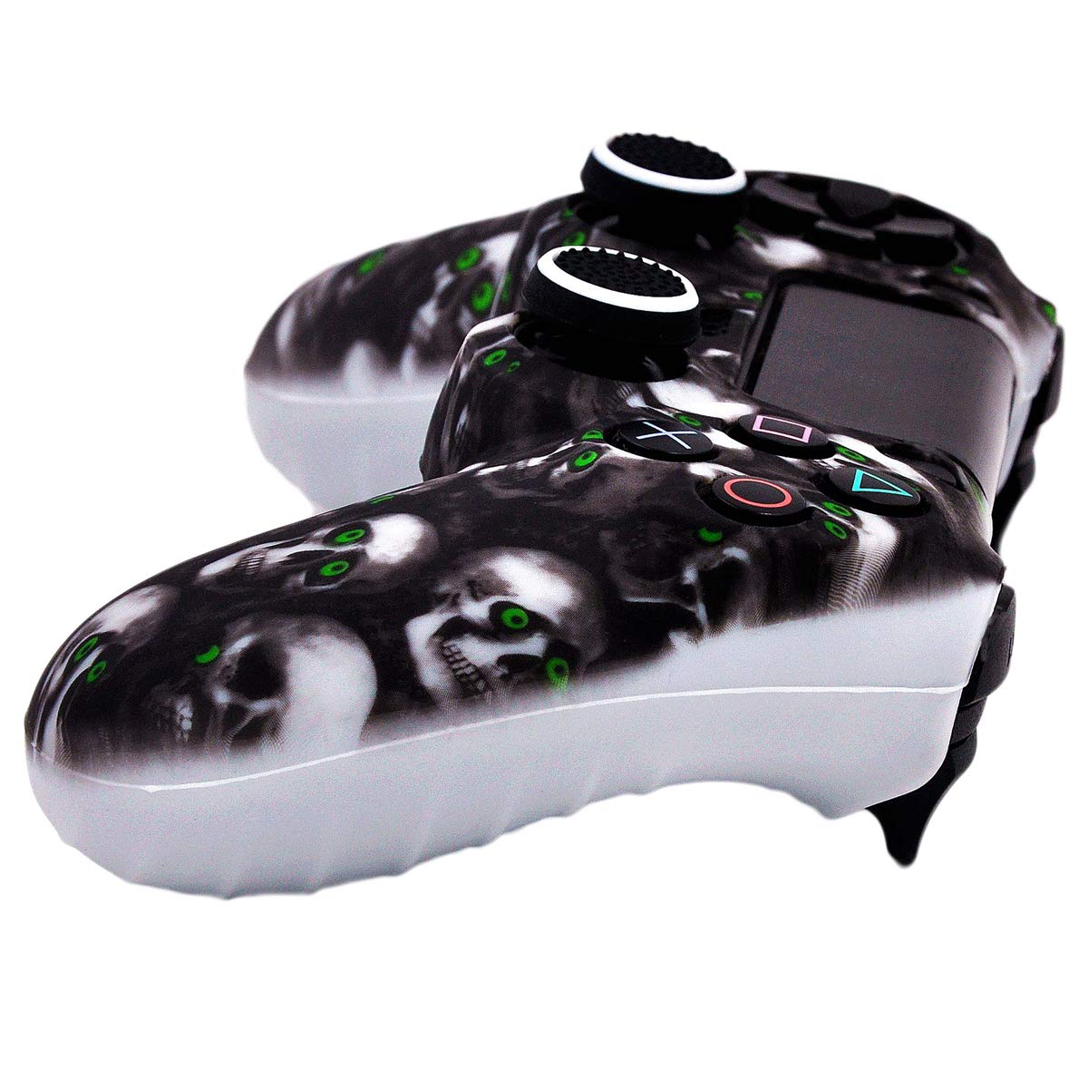 Schutzhülle für Controller PS4 / Slim / Pro, Silikon, rutschfest skull 2.0