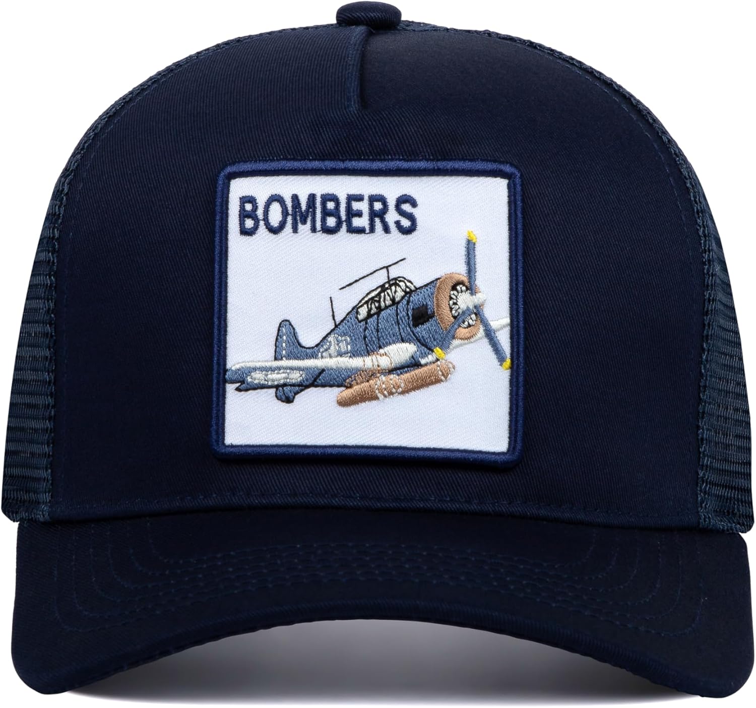 Baseball Fan Patch Trucker Hat - Netted Snapback Baseball Cap with Team Design for Men & Women - Image 4