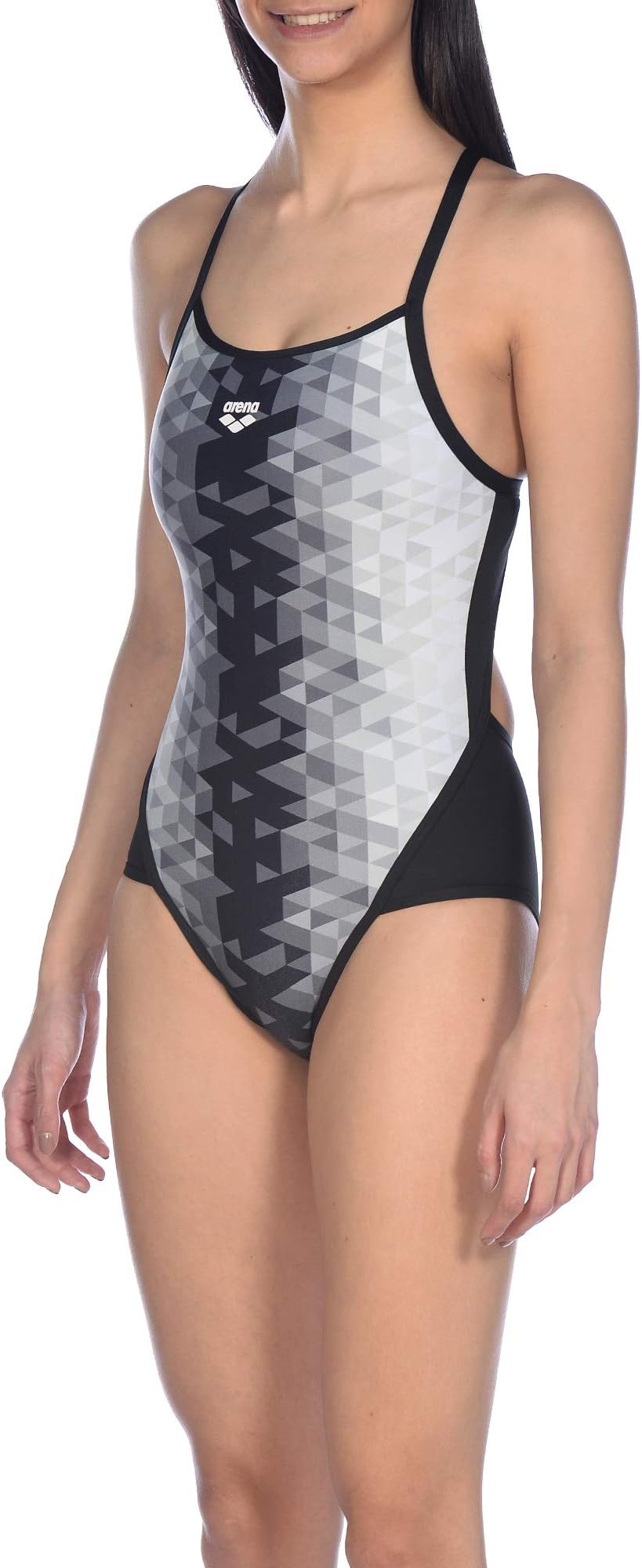 Womens Triangle Prism Superfly Back MaxLife One Piece Swimsuit