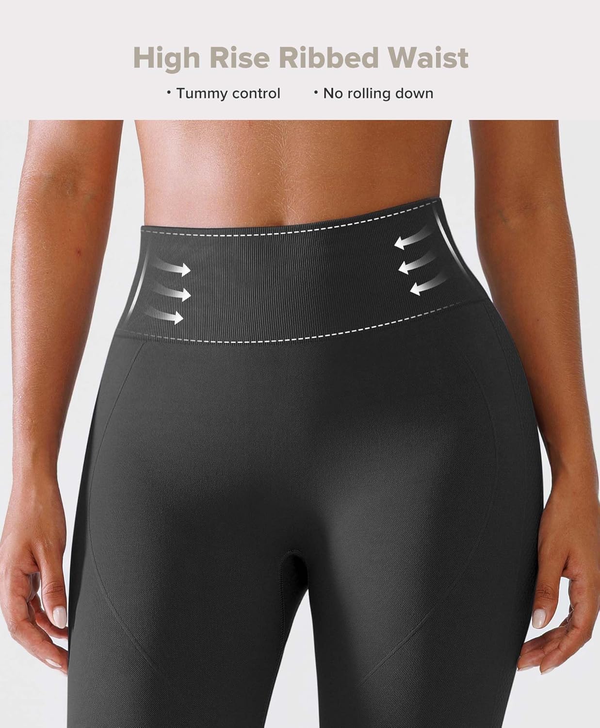 BRXL Scrunch Butt Lifting Workout Leggings for Women Tummy Control High Waisted Seamless No Front Seam Gym Yoga Pants - Image 3