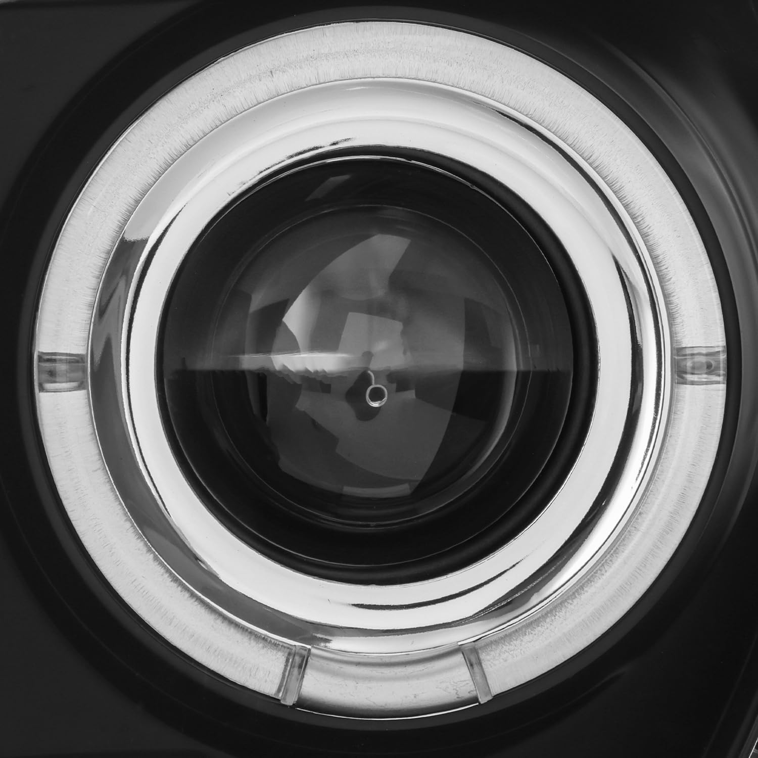 AKKON - For 05-11 Toyota Tacoma Pickup Black Bezel Dual Ring Design Projector LED Replacement Headlights