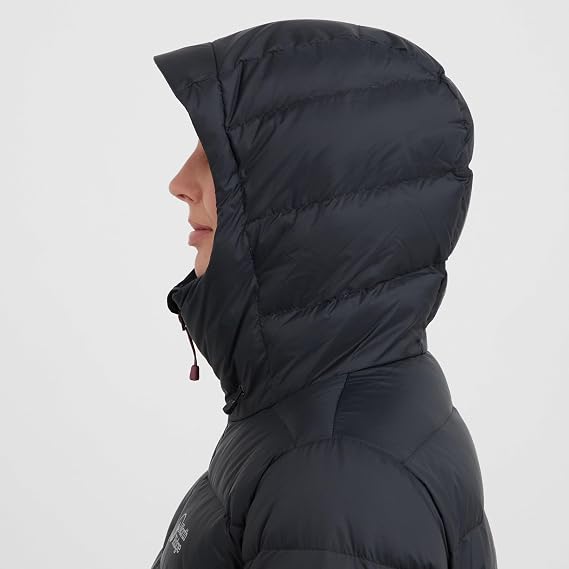 NORTH RIDGE Women's Tech Down II Insulated Jacket with Adjustable Hood, Water Repellent & Durable Ripstop Fabric, Winter Puffer Coat, Ideal for Walking, Hiking & Everyday Casual Wear