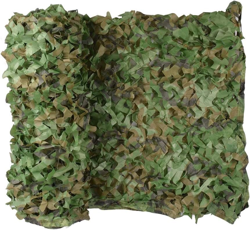 Camo Netting Bulk Roll Camouflage Net with Grid, Military