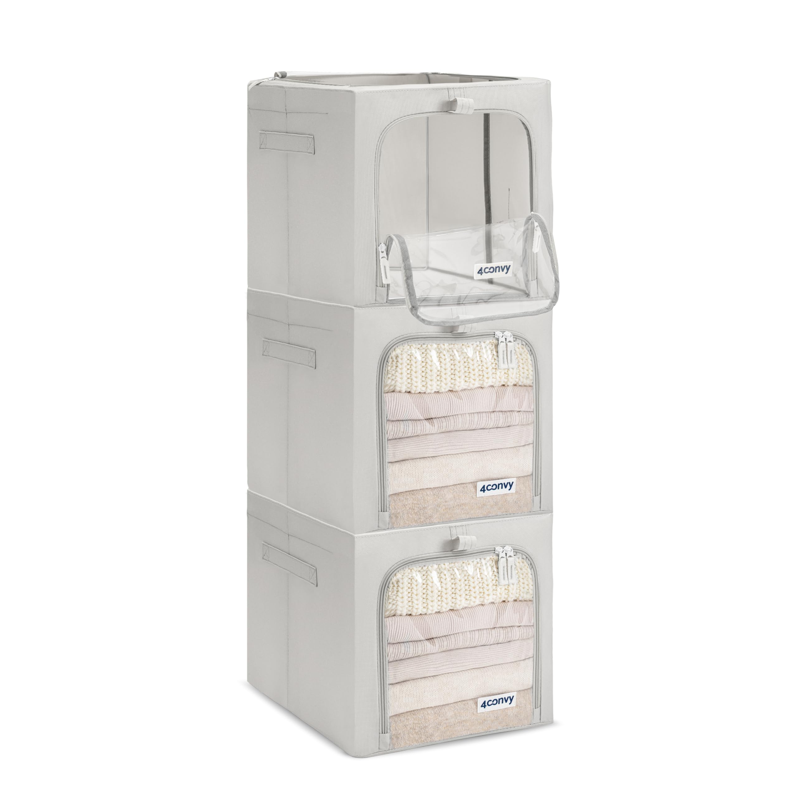 Contenitori portaoggetti per lenzuola copripiumini Organizer Box federe cerniera