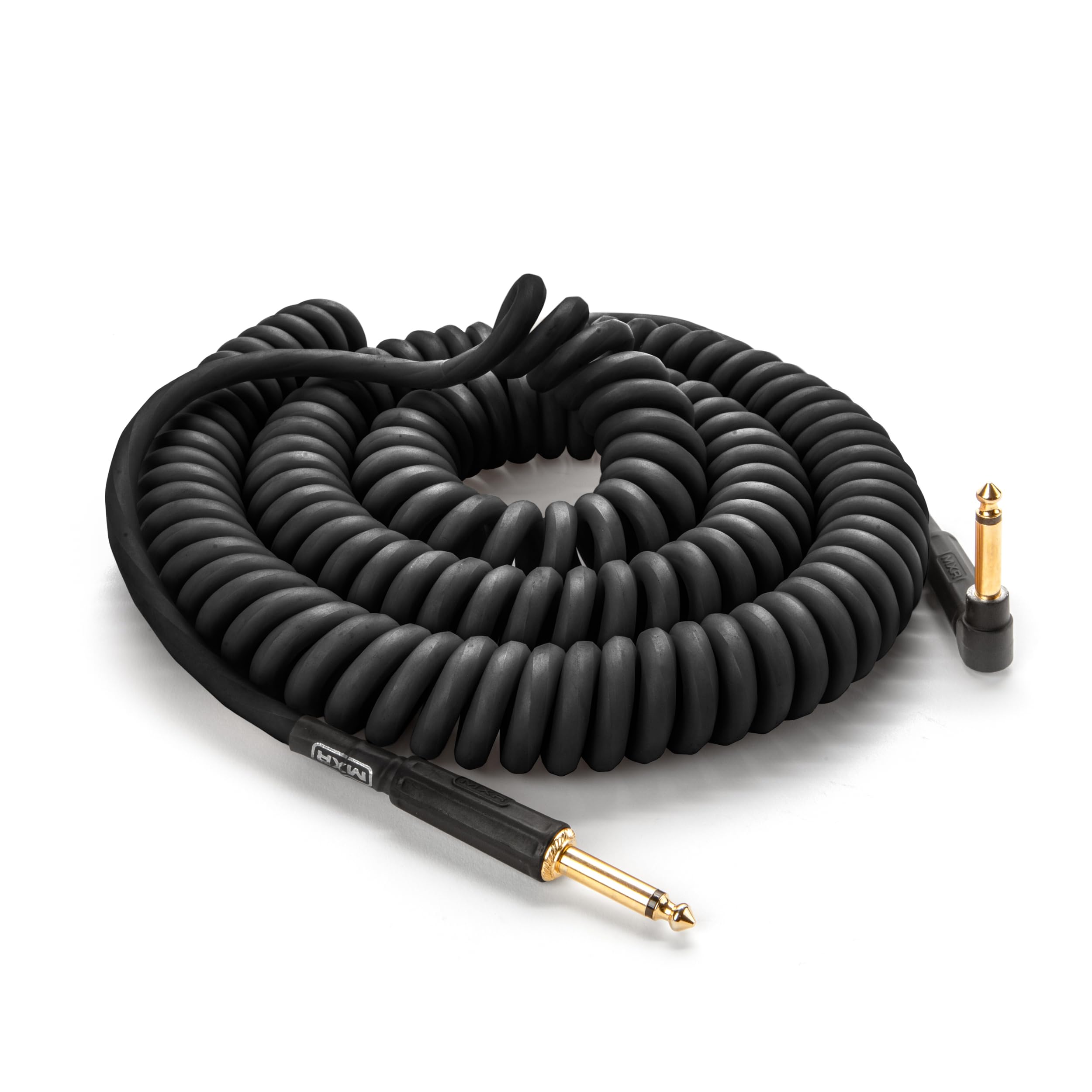 JIM DUNLOP MXR® 30 ft Coil Cable Black Right/Straight