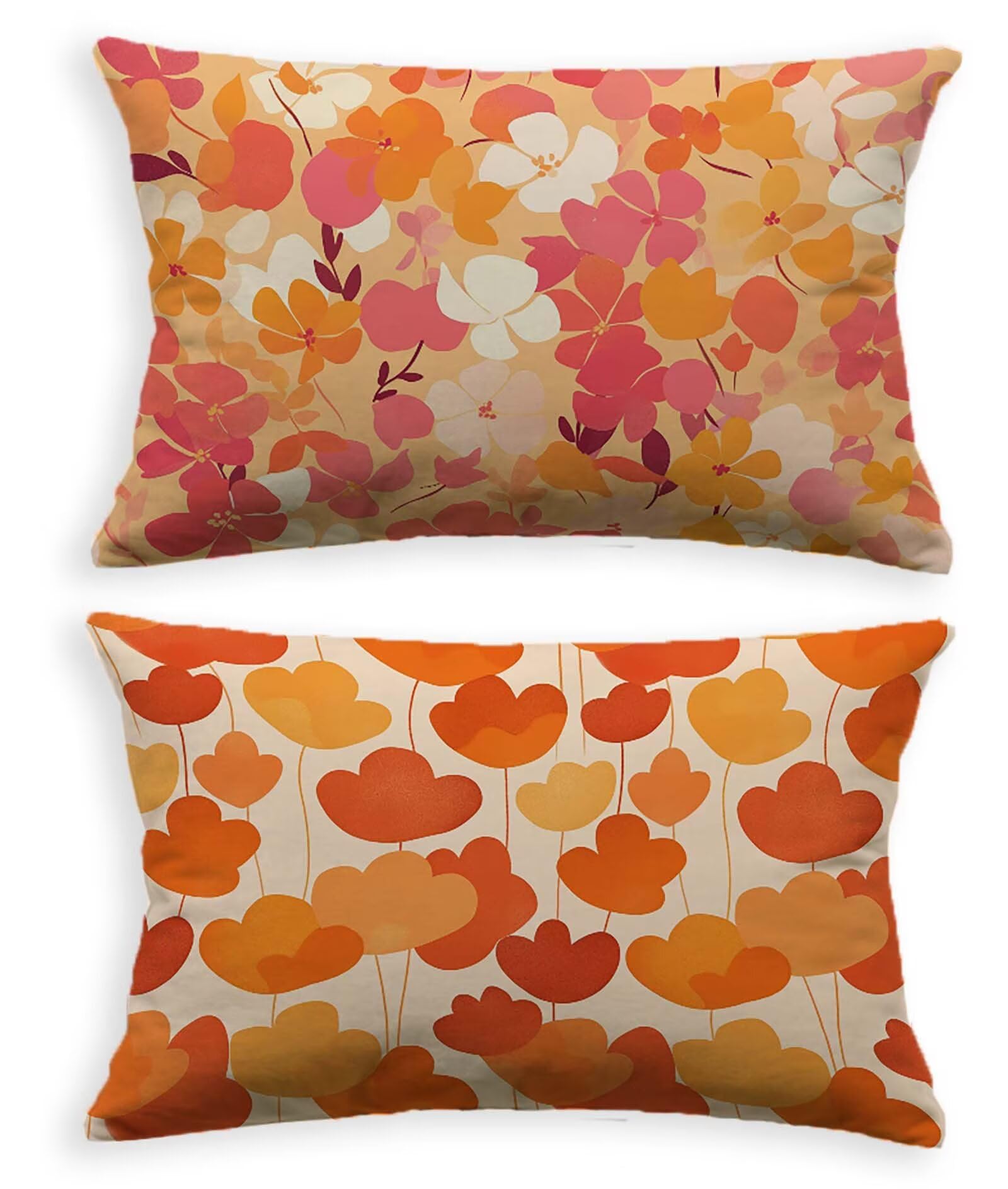 Coussin fleur 80x100 cm en velours pour un canapé de salon accueillant