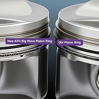 Vista 3 de 06H107065AM ATG Kit de pistón modificado y anillo de pistón 21mm de reemplazo para VW EOS Golf GTI Jetta Passat CC Tiguan AUDI A3 A4 A5 Allroad