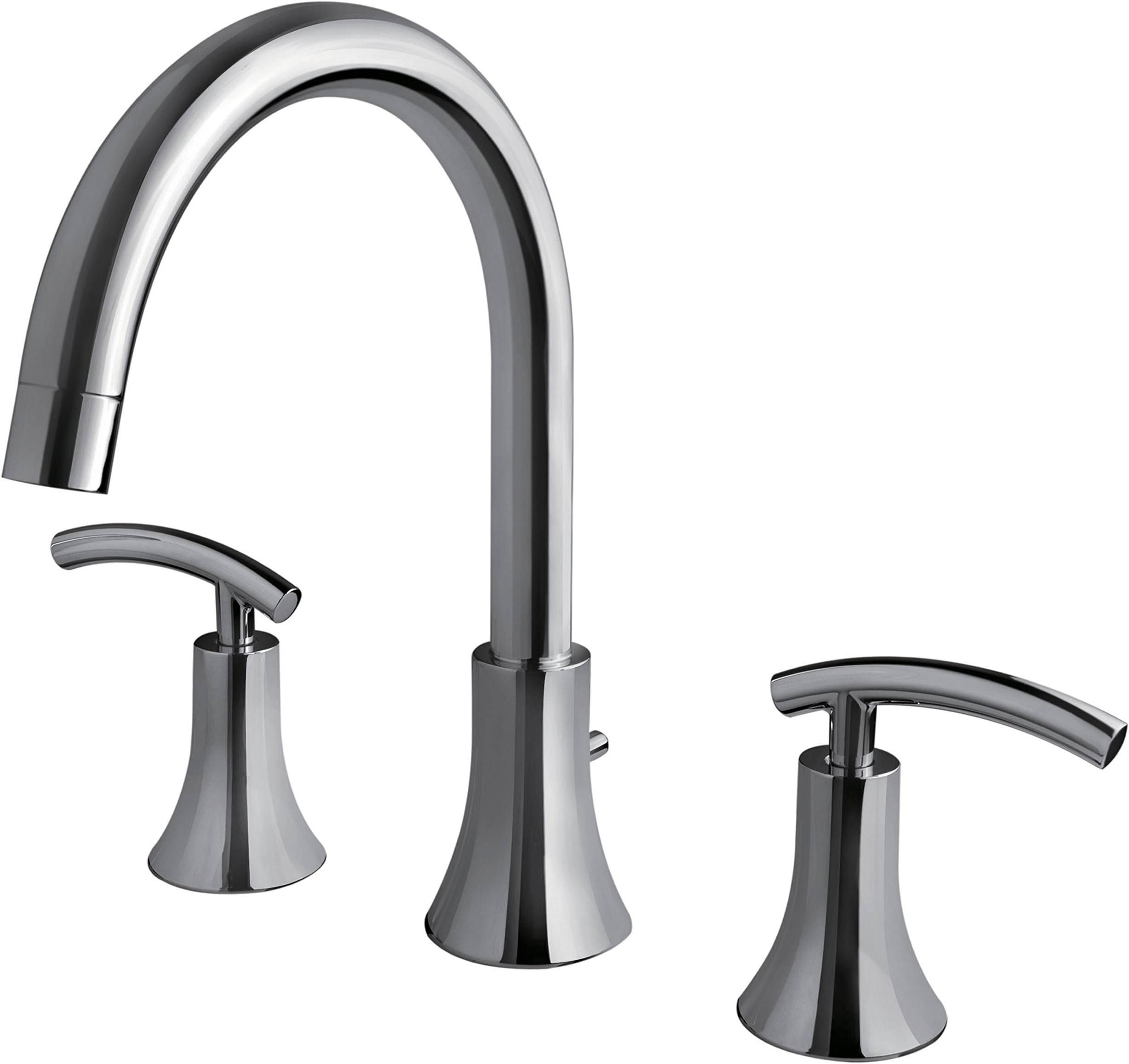 Ultra Faucets UF65100 Contemporary Collection Two-Handle Roman Bathtub Faucet, Chrome