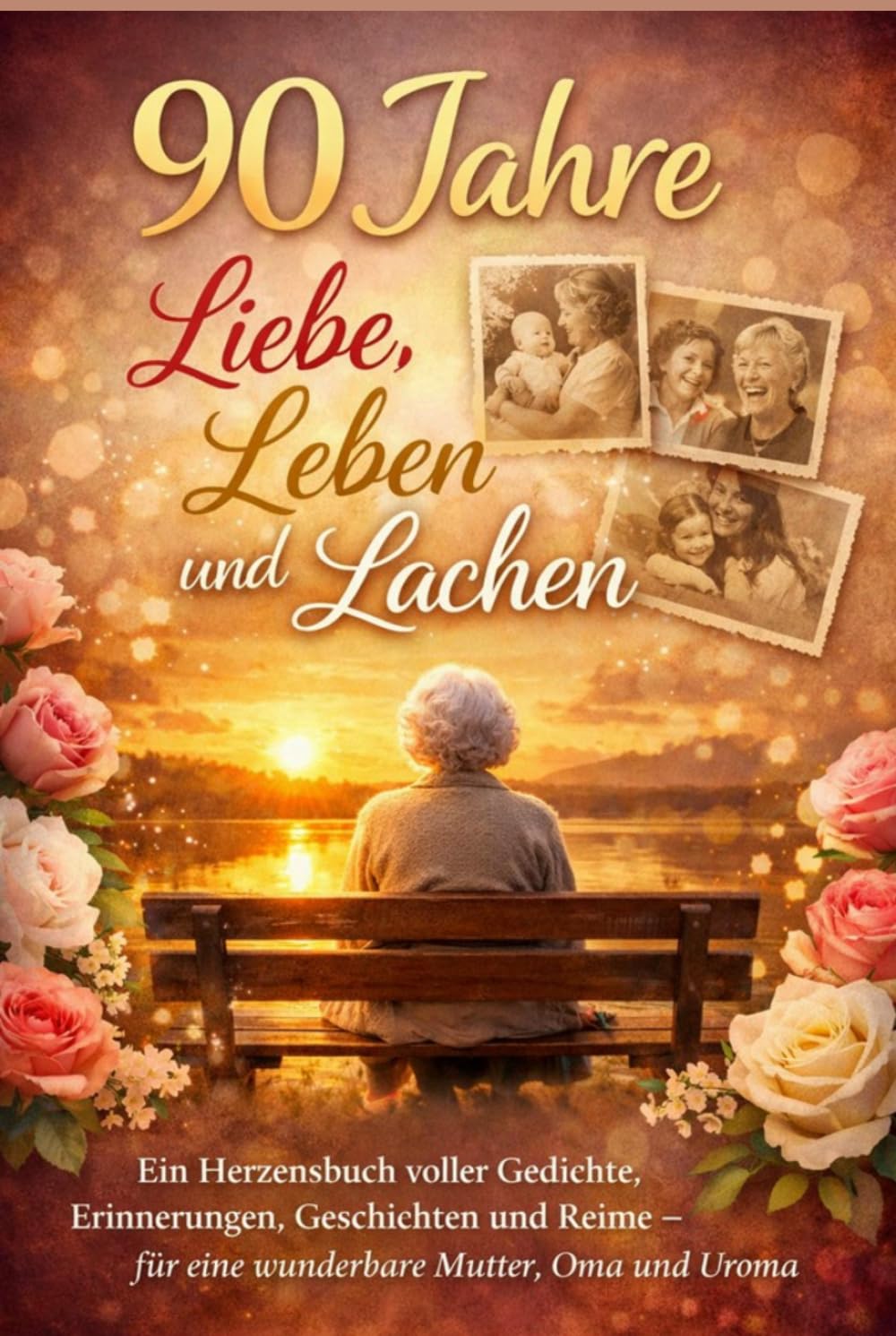90 Jahre Liebe, Leben und Lachen: Ein Herzensbuch voller Gedichte, Erinnerungen, Geschichten und Reime – für eine wunderbare Mutter, Oma und Uroma