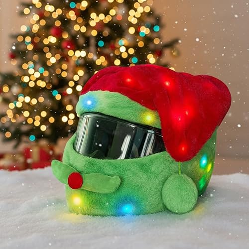 Miniatura 8 de Funda extragrande para casco de motocicleta de Halloween, decoración de sombrero de calabaza iluminada, 18.78 x 15.75 pulgadas, funda de casco