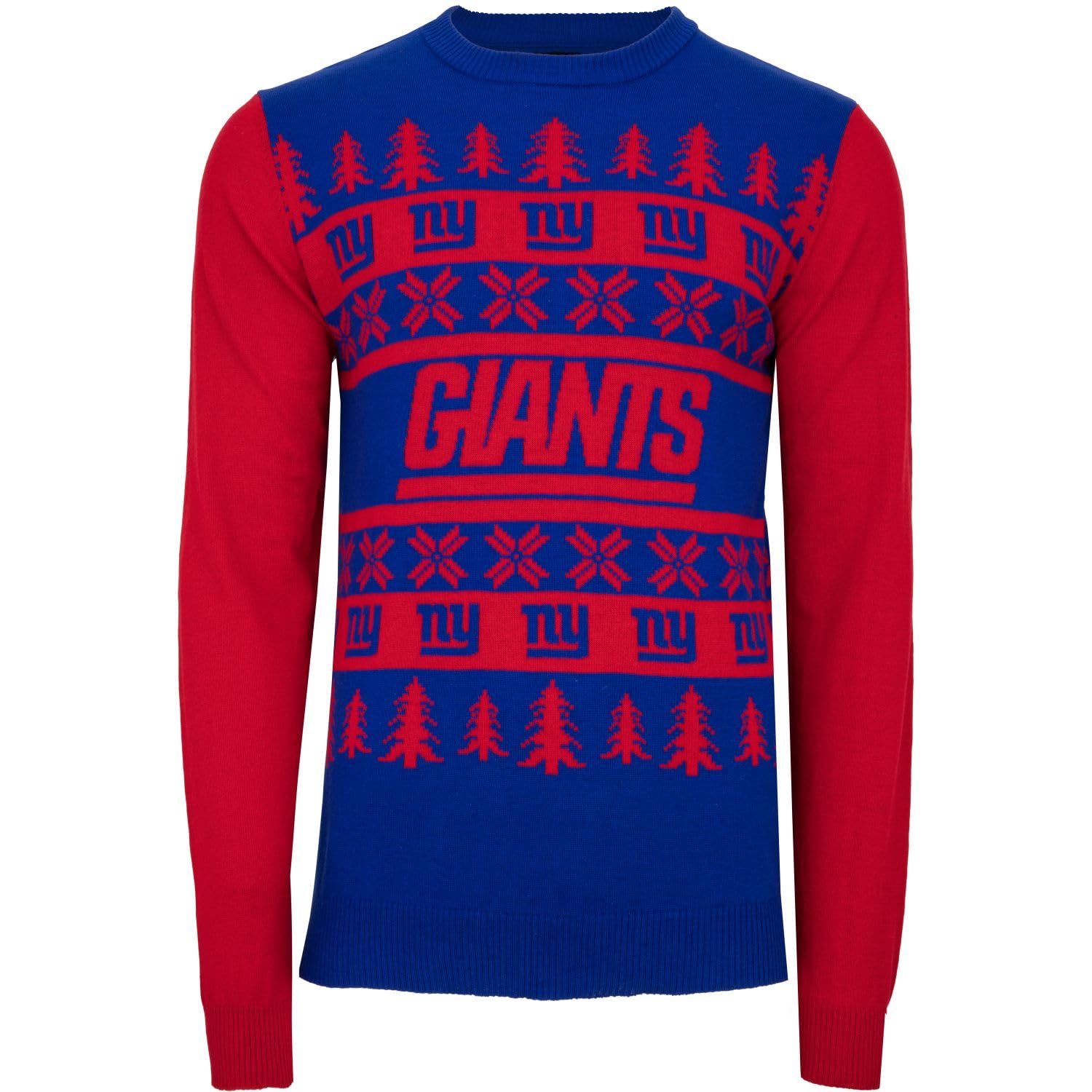 FOCO NFL Ugly Sweater XMAS Knit Pullover - New York Giants - M — image 1