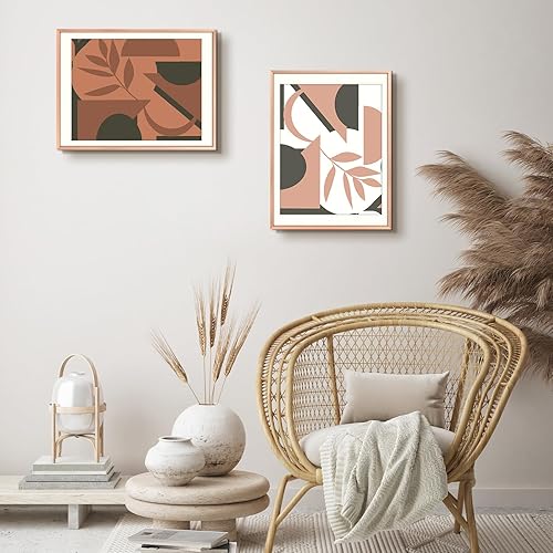 Vista 217 de Frametory - Colección de marcos de metal para fotos, marco de aluminio para fotos con alfombrilla de color marfil y cristal real Dorado